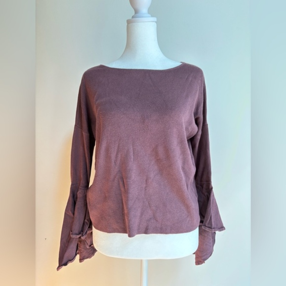 Express Boho 70s Style Bell-Sleeves Sweater XS